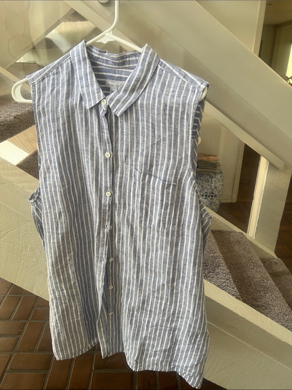 NWOT J Jill striped linen nautical tunic/ mini dress xl - Picture 1 of 1